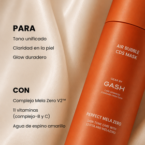 Mascarilla facial de Microburbujas -  ANTIMANCHAS - Absorción Inmediata - 150 usos